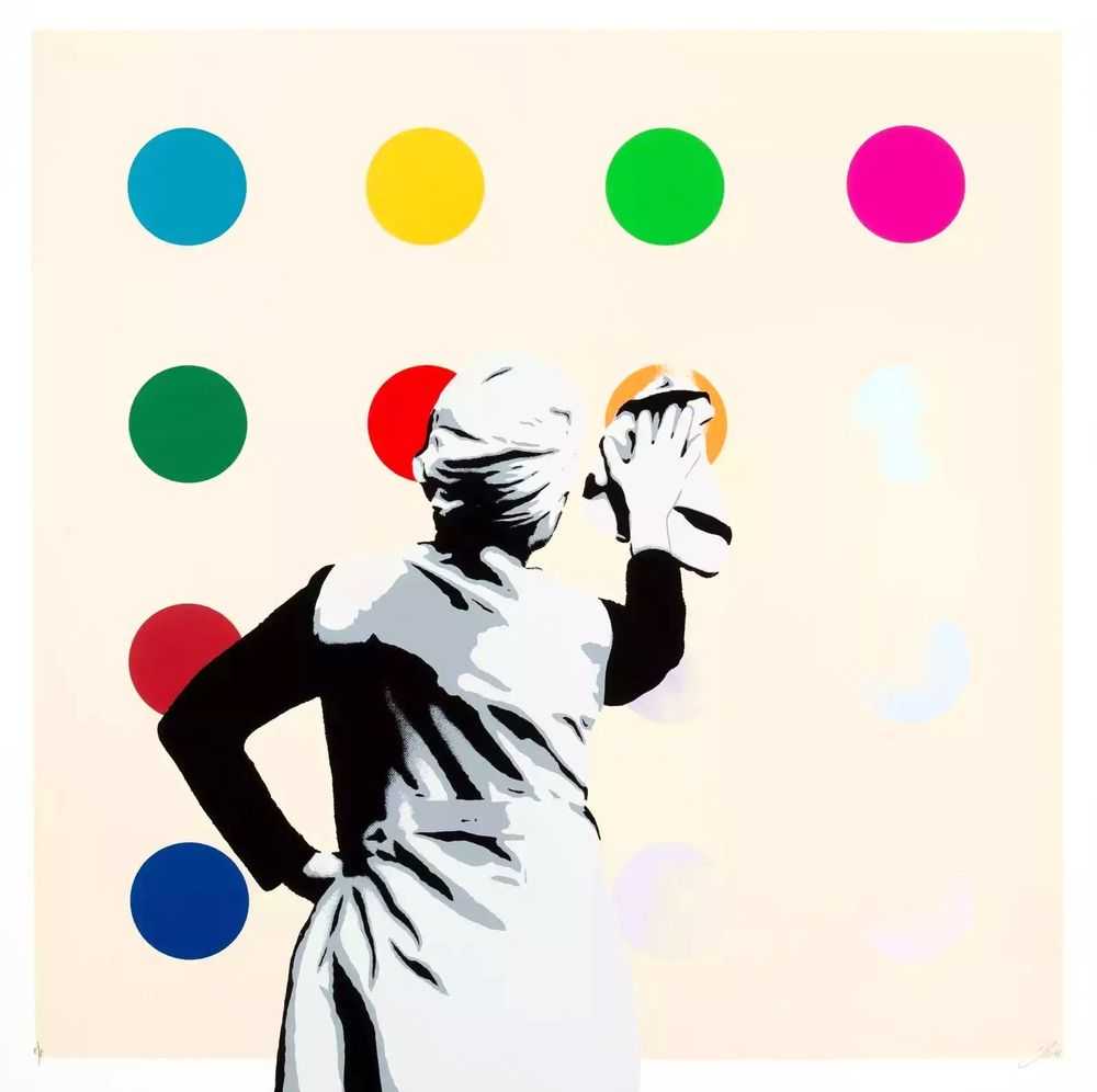 Kunstrasen, ‘Spot Remover (Sand)’, 06-10-2016, Print, 18 Colour Screenprint On 300gsm Somerset paper, Graffiti Prints, Numbered