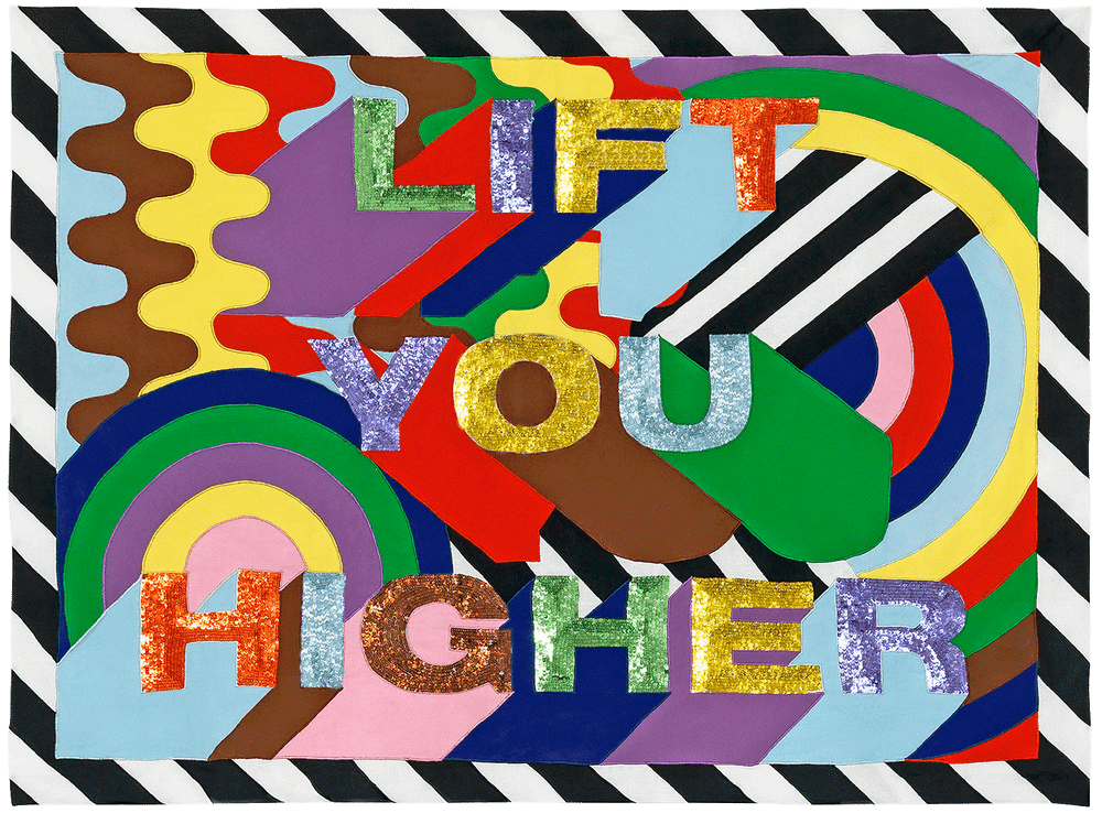 Lakwena, ‘Lift You Higher’, 2020, Print, Hand-dyed and stitched cotton applique, sequins, lined with cotton on the reverse, UN Women, Numbered