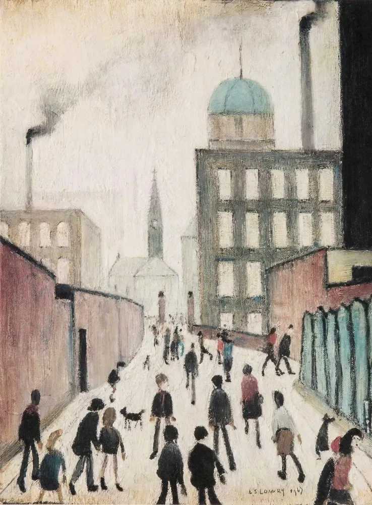 L.S. (Laurence Stephen) Lowry, ‘Mrs Swindell's Picture’, 1974, Print, Lithograph, null, 