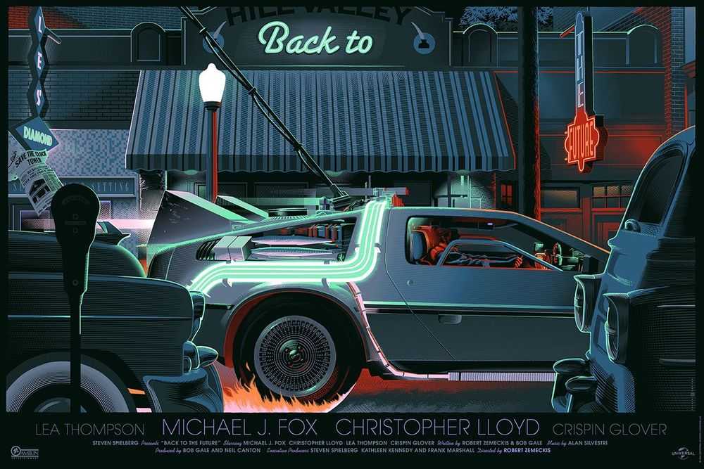 Laurent Durieux, ‘Back To The Future Part 1 (Variant)’, 2014, Print, Screen Print, Mondo, 