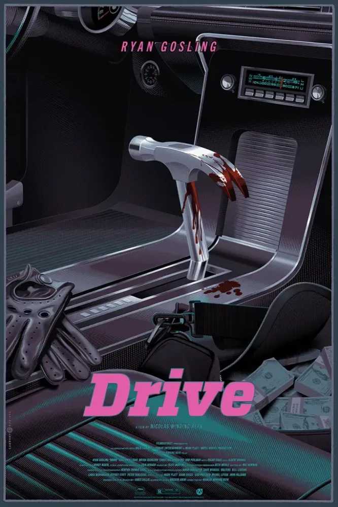 Laurent Durieux, ‘Drive’, 2022, Print, Screen Print, Mad Duck Posters, 