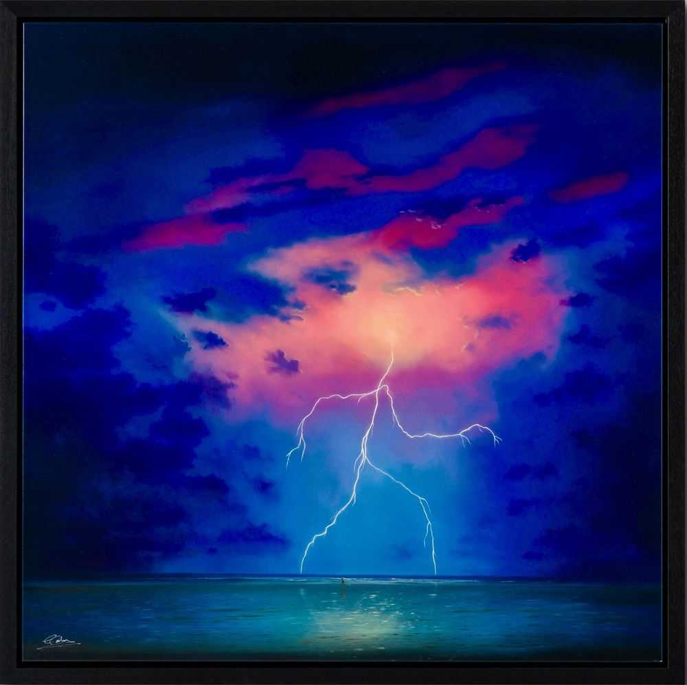 Lawrence Coulson, ‘Lightning Man’, 2023, Print, Fine Art Print, Castle Fine Art, Numbered, Framed