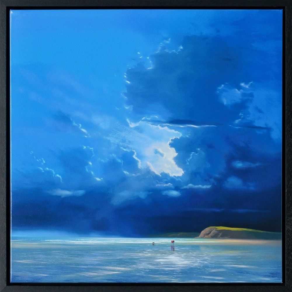 Lawrence Coulson, ‘Sapphire Shore’, 2022, Print, Fine Art Print, Castle Fine Art, Numbered, Framed