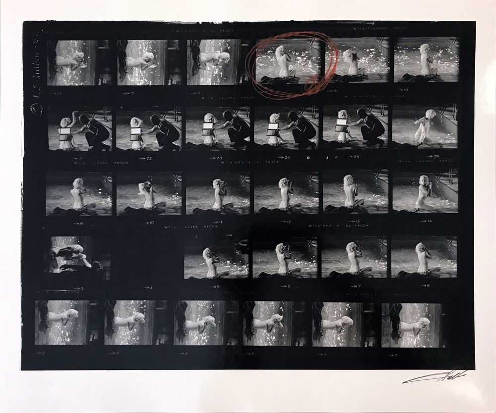 Lawrence Schiller, ‘Marilyn Monroe (small) - Proof Sheet 14’, 1962, Print, Photograph, null, 