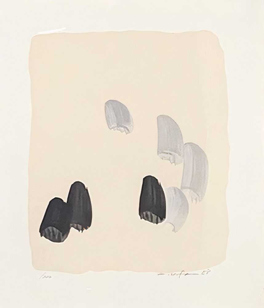 Lee Ufan, ‘Work’, 1988, Print, Lithograph on paper, null, Numbered, Dated