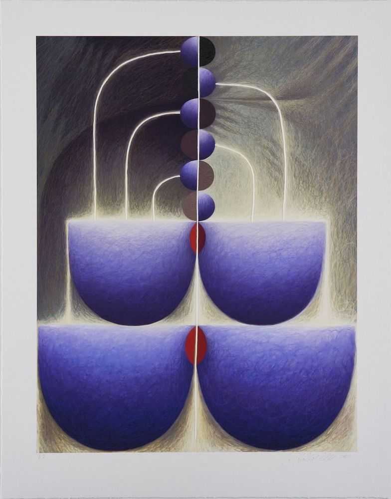 Loie Hollowell, ‘Milk Fountain (2021)’, 27-01-2021, Print, Archival inkjet with screenprint, Ballroom Marfa, Numbered, Dated