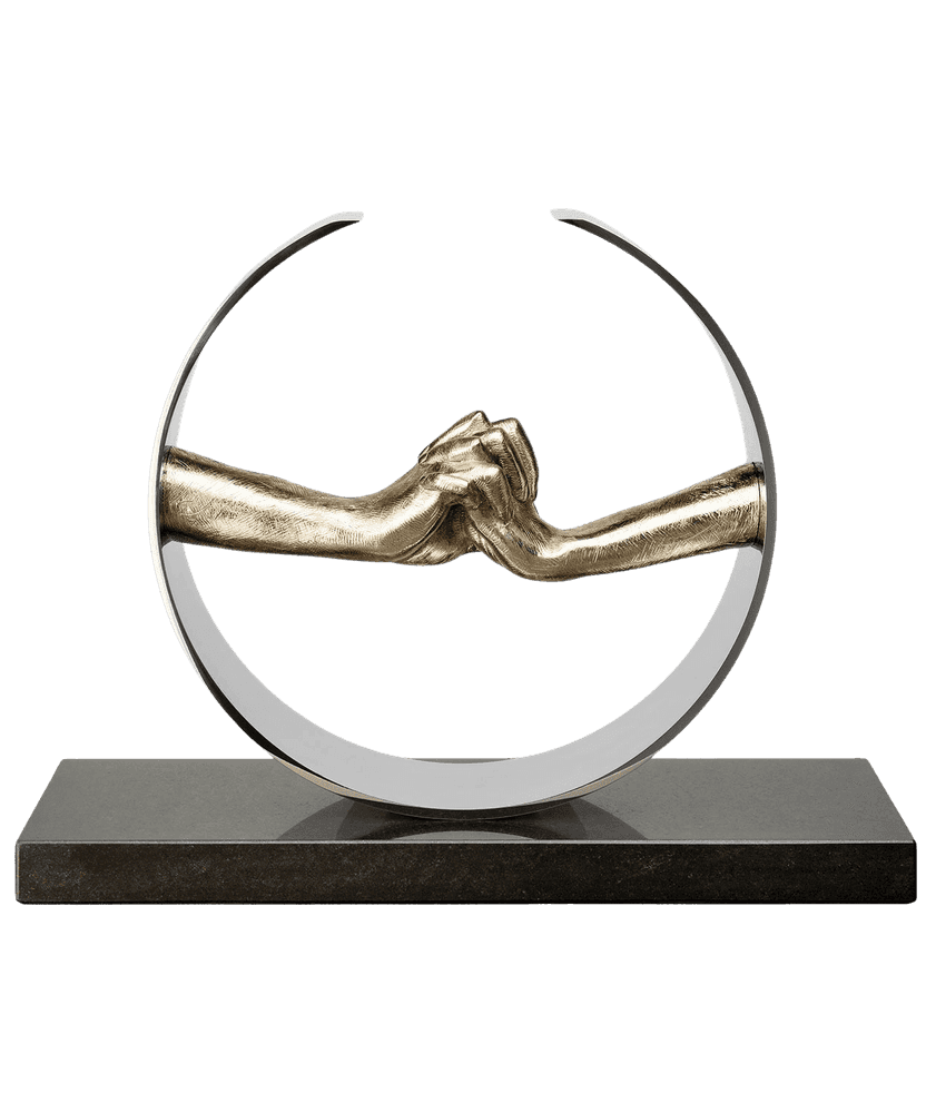 Lorenzo Quinn, ‘During Love (White Bronze)’, 2019, Sculpture, White bronze, Castle Fine Art, Numbered