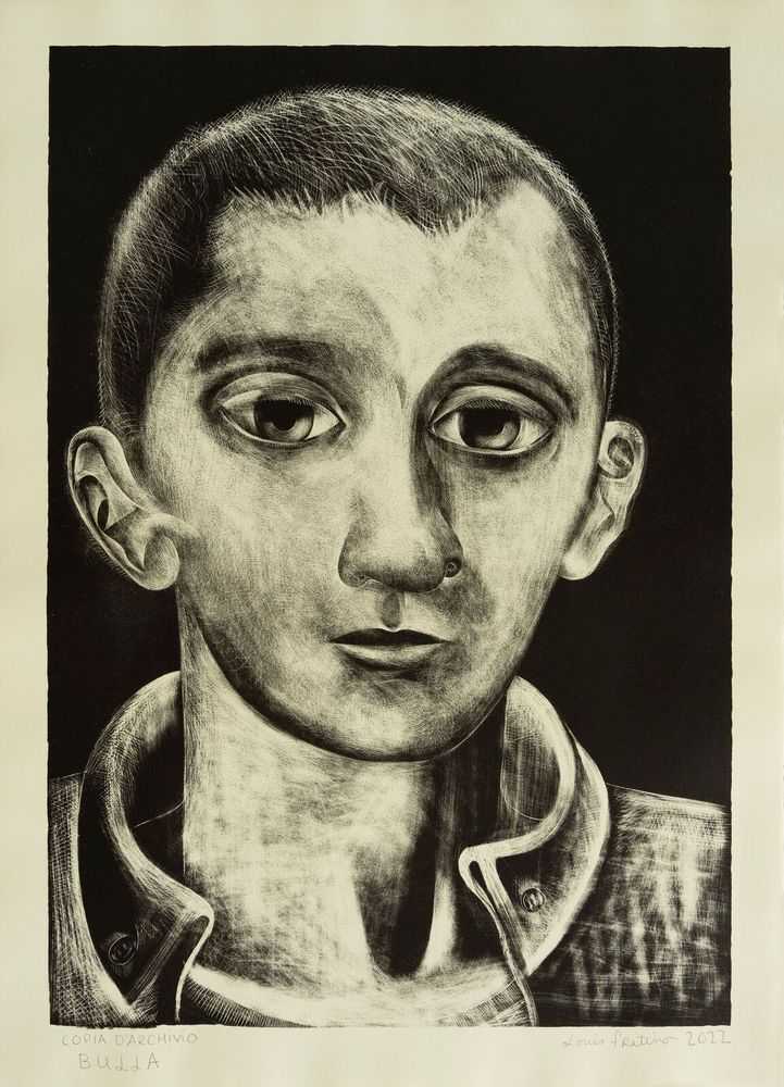 Louis Fratino, ‘Fanciullo’, 2022, Print, Mezzotint, Sicars Graphia 300 gsm ivory paper, null, Dated