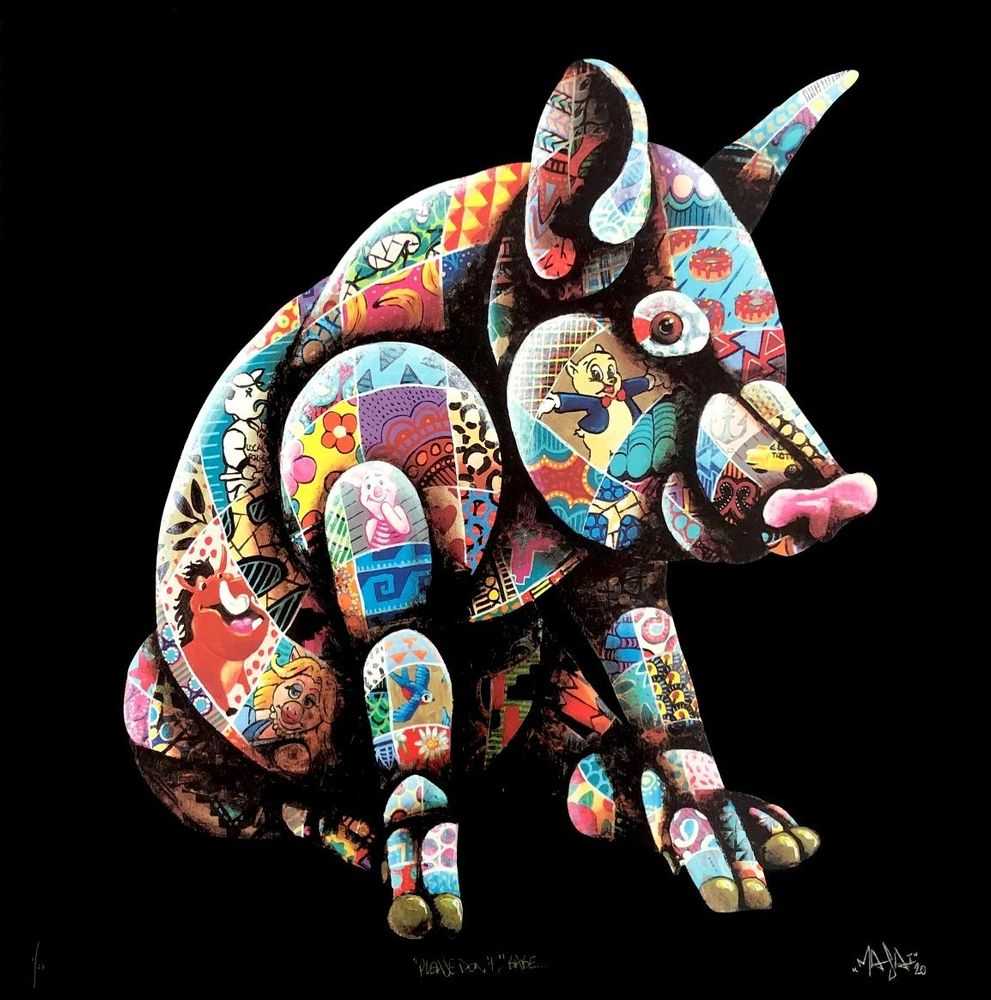 Louis Masai, ‘Babe Black’, 19-11-2020, Print, 23 Colour Screen Print on 330gsm Somerset Paper, Graffiti Prints, Numbered