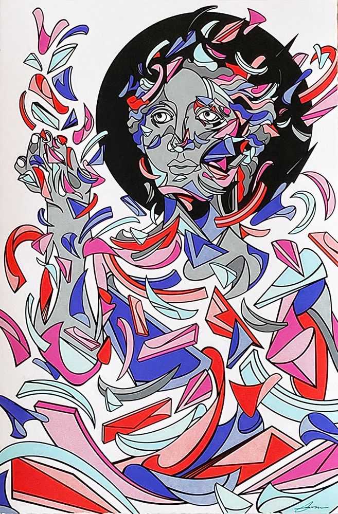 Louis de Guzman, ‘Elevated’, 10-01-2020, Print, Fine art screenprint with deckled edges, Self-released, Numbered