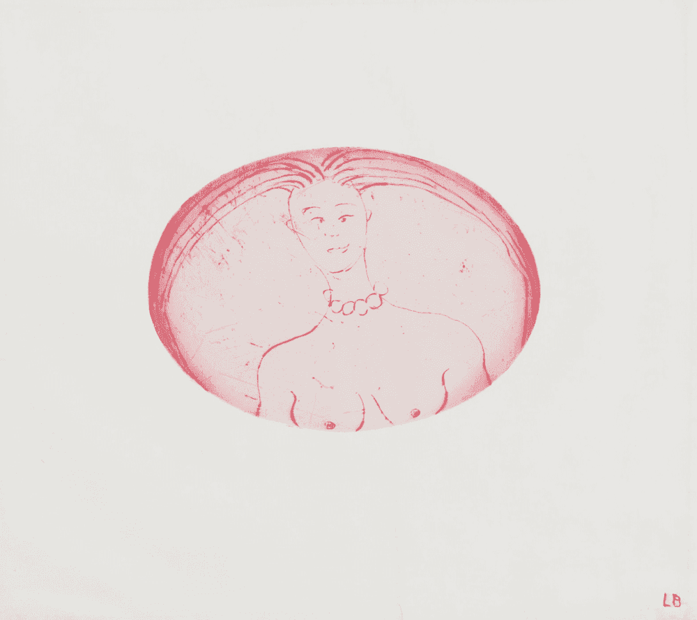 Louise Bourgeois, ‘The Cross-Eyed Woman I’, 2004, Print, Drypoint printed on fabric, null, Numbered