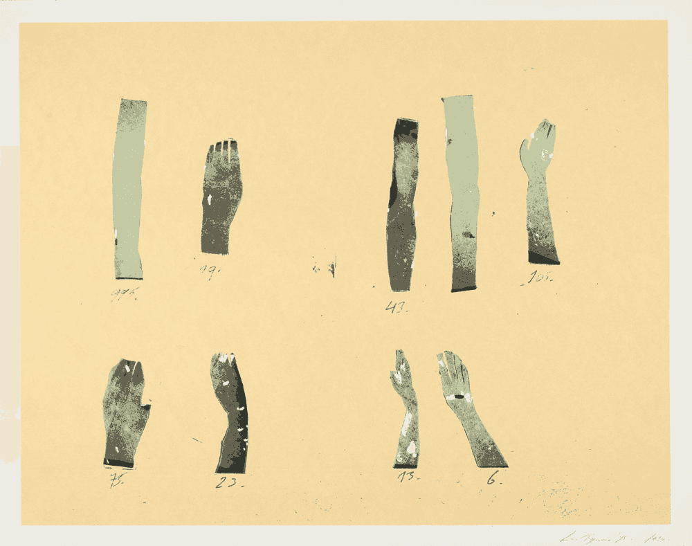 Luc Tuymans, ‘Wiedergutmachung’, 1995, Print, Screenprint on Hahnemühle 200 g/m2 crème, Middelheim Promotors, Numbered, Dated