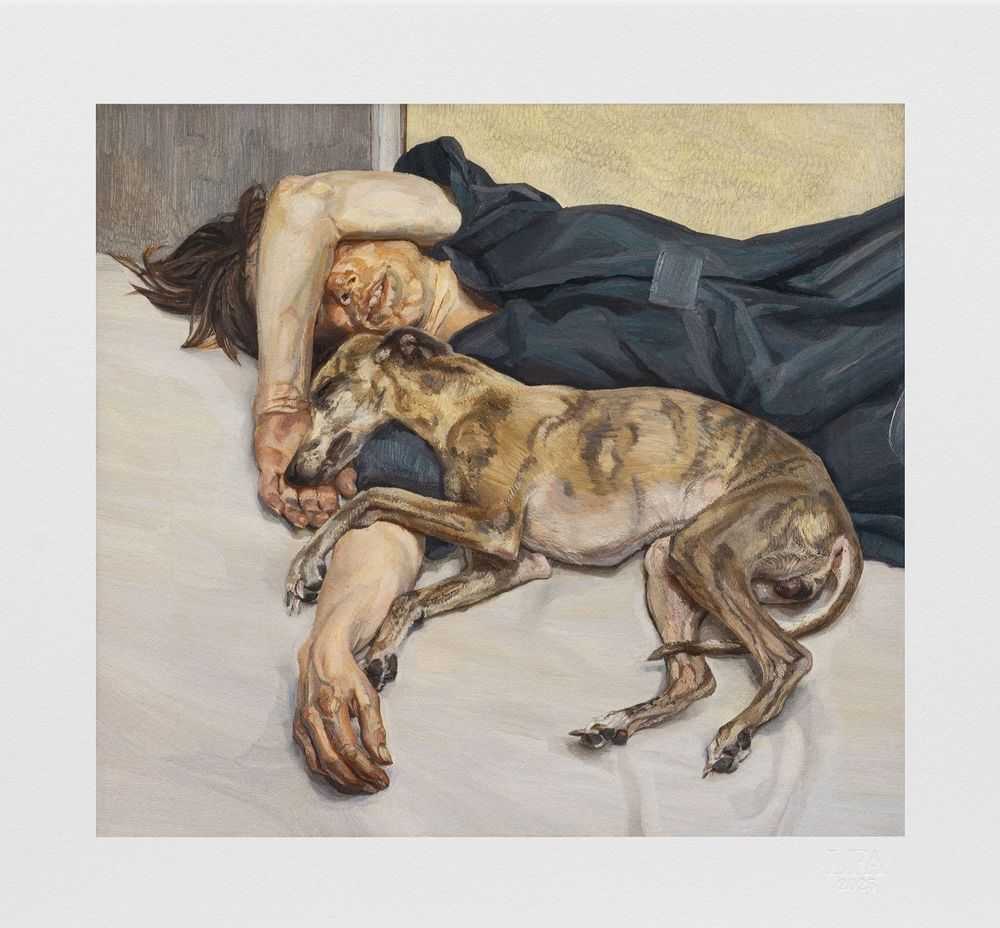 Lucian Freud, ‘Double Portrait, 1985-86’, 2025, Print, Archival pigment print on 310gsm Hahnemühle German Etching paper, null, 