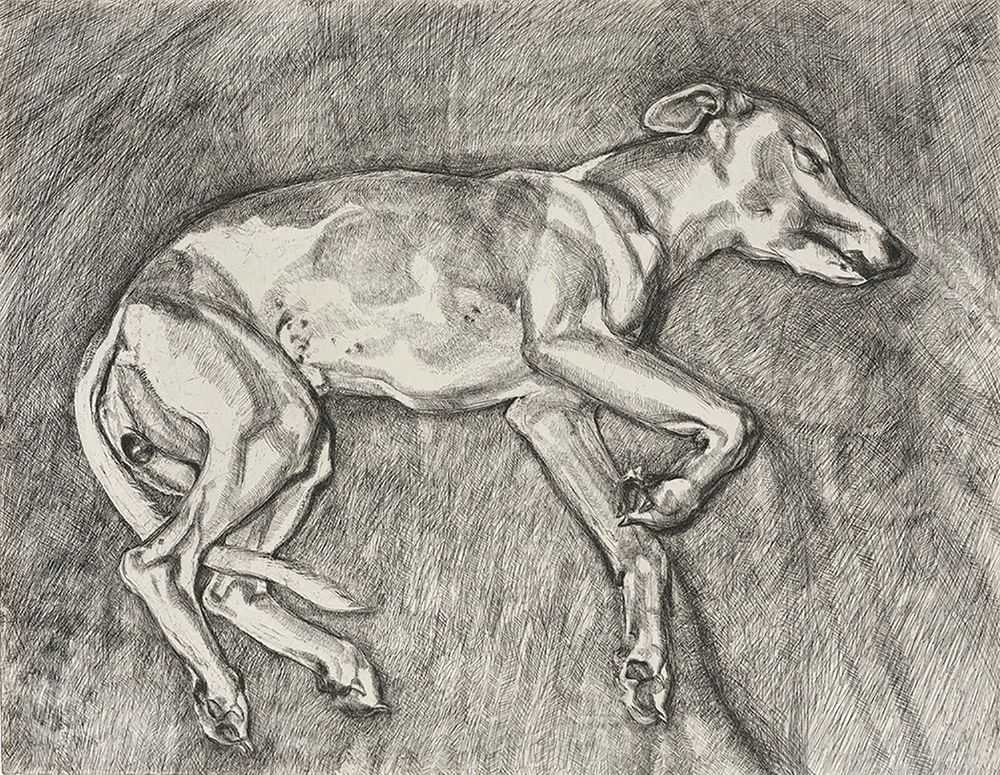 Lucian Freud, ‘Eli’, 2002, Print, Etching, Matthew Marks Gallery, Numbered