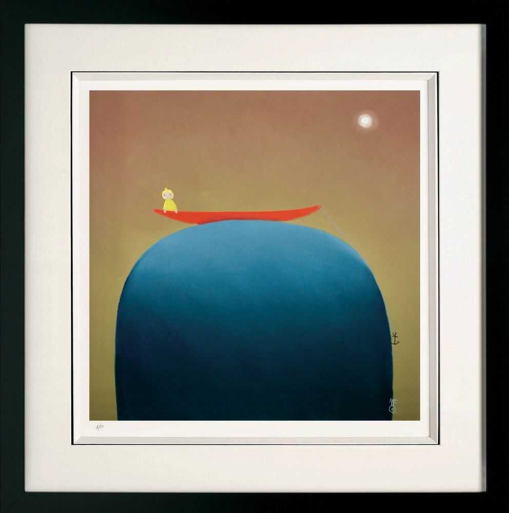 Mackenzie Thorpe, ‘At Sea’, 2015, Print, Silkscreen print, Castle Fine Art, Numbered, Framed