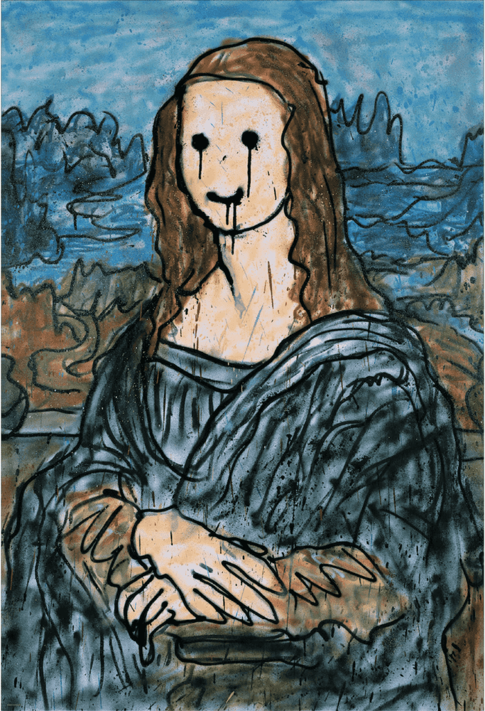 Madsaki, ‘Mona Lisa 3P (Inspired by Leonardo da Vinci)’, 2019, Print, Offset lithograph, Tonari No Zingaro, Numbered