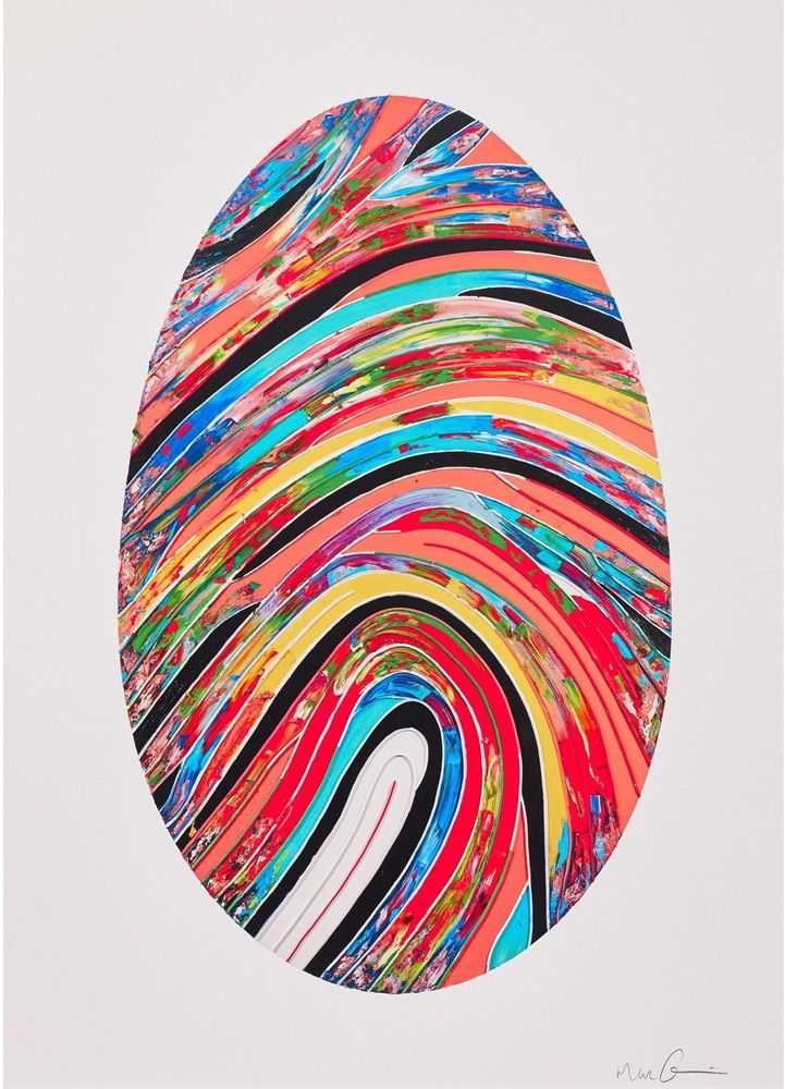 Marc Quinn, ‘Prismatic Labyrinth (102 U)’, 24-05-2018, Print, Digital print with screenprinted spot glaze, Manifold Editions, Numbered