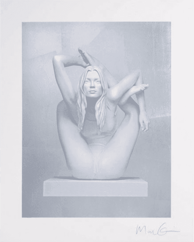 Marc Quinn, ‘Sphinx (Silver Leaf)’, 12-05-2012, Print, Screenprint print hand-finished in silver leaf overglaze with 12 colour screens, printed on 410gsm Somerset Tub paper, Manifold Editions, Numbered, Handfinished