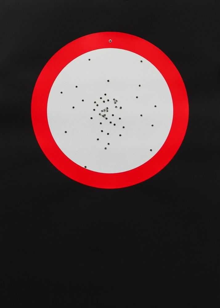 Margaret Calvert, ‘BANG BANG’, 2019, Print, Double-sided 8 Colour Screenprint with Varnish and Aluminium Leaf Overlays on Black Somerset 410gsm, null, 