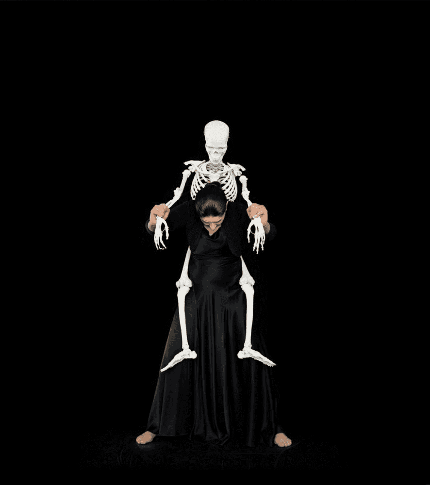 Marina Abramovic, ‘Standing with Skeleton’, 2016, Print, Color chromogenic print, null, 
