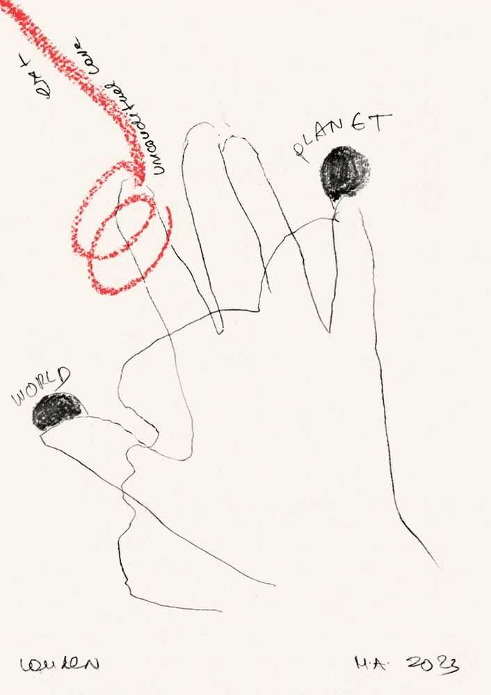 Marina Abramovic, ‘Unconditional Love (Right Hand)’, 2023, Print, Screenprint, Circa Art, 