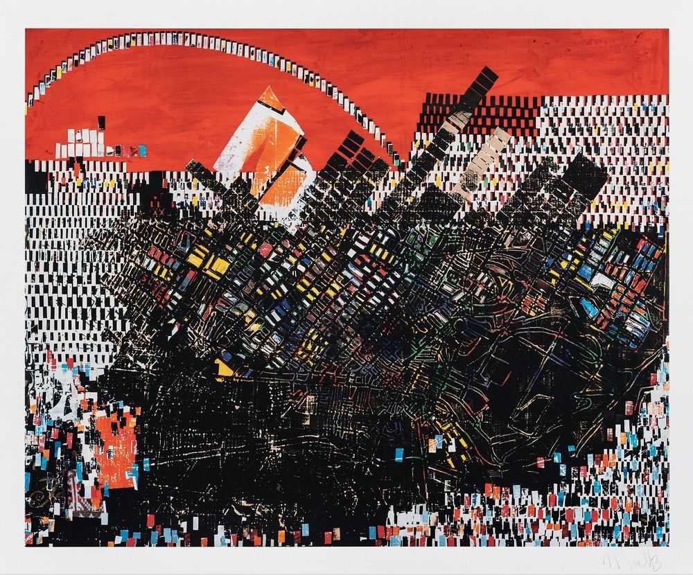 Mark Bradford, ‘Scorched Earth’, 2025, Print, Avant Arte, Avant Arte, Numbered
