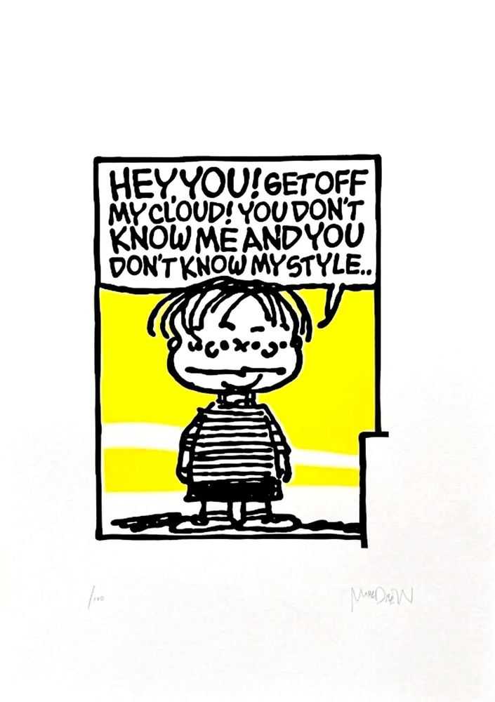Mark Drew, ‘Hey You (Method Man)’, 17-04-2017, Print, Silkscreen in colors on dimpled cream paper, Self-released, Numbered