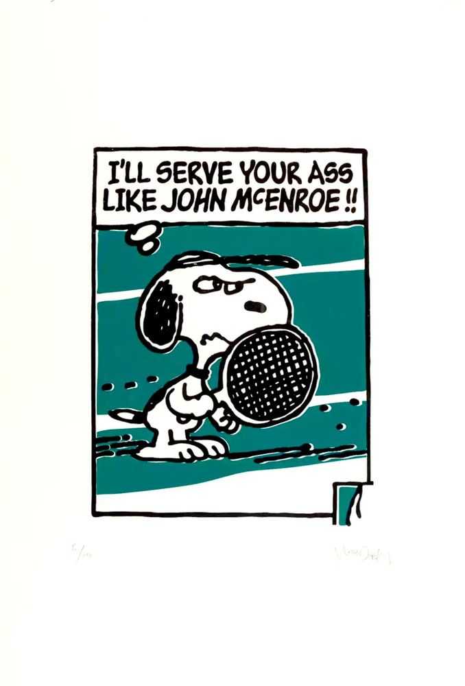 Mark Drew, ‘John McEnroe (House of Pain - Green)’, 2018, Print, Screenprint in colors on wove paper, Self-released, Numbered