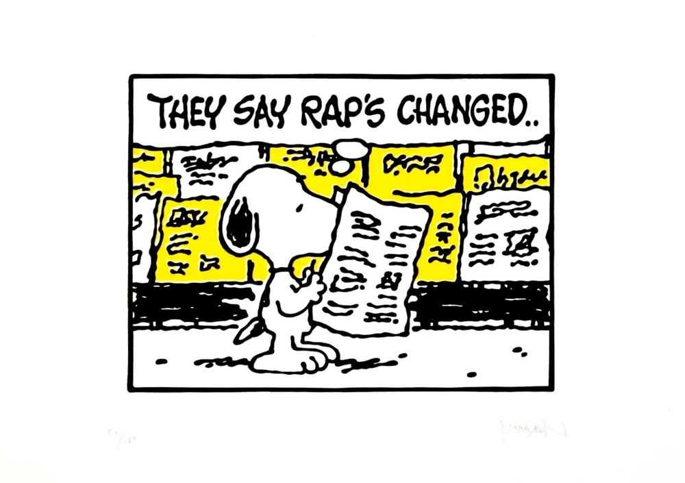 Mark Drew, ‘They Say Rap Changed’, 2019, Print, Screenprint in colors on wove paper, Self-released, Numbered