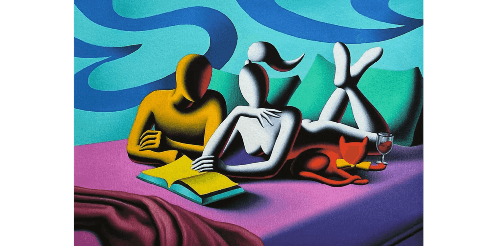 Mark Kostabi, ‘Domestic Bliss’, 2021, Print, Giclée, null, Numbered