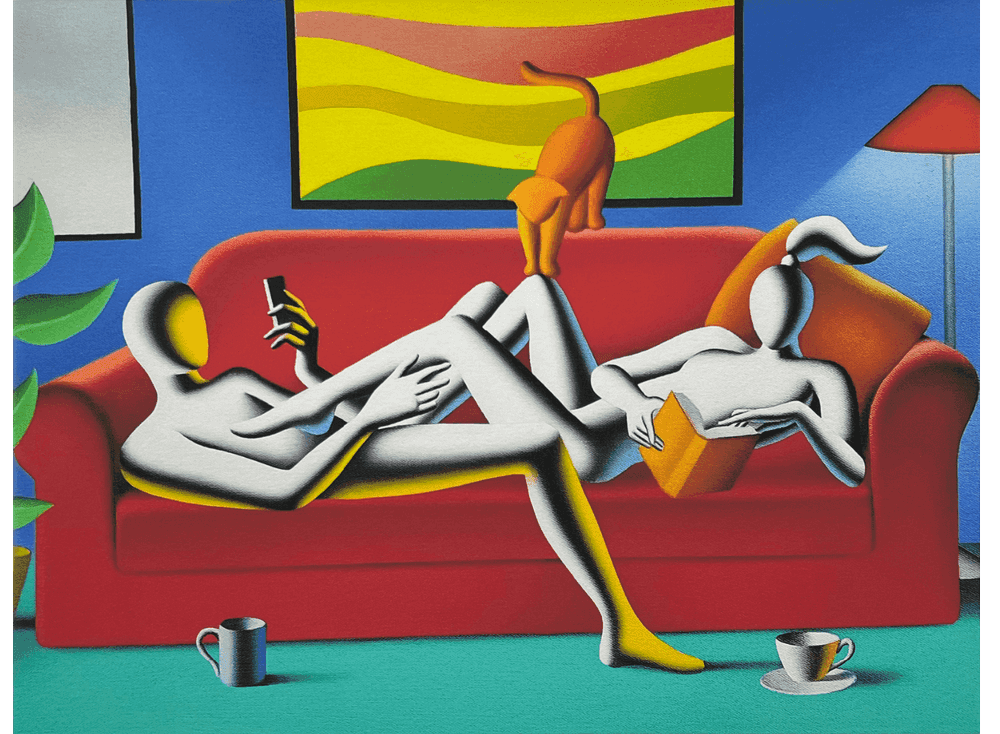 Mark Kostabi, ‘That Perfect Moment’, 2021, Print, Giclée, null, Numbered