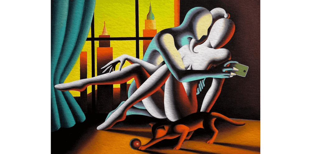 Mark Kostabi, ‘Triality’, 2020, Print, Giclèe, null, Numbered