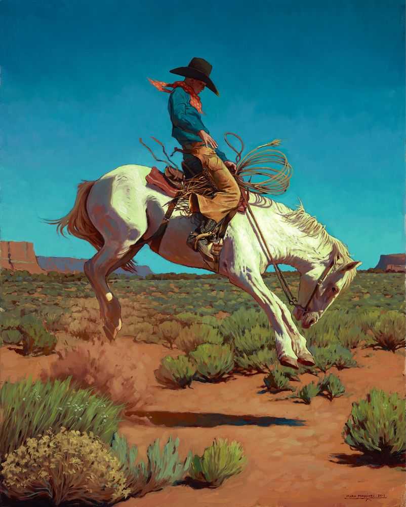 Mark Maggiori, ‘Bronc Rider’, 2022, Print, Print on paper, null, 