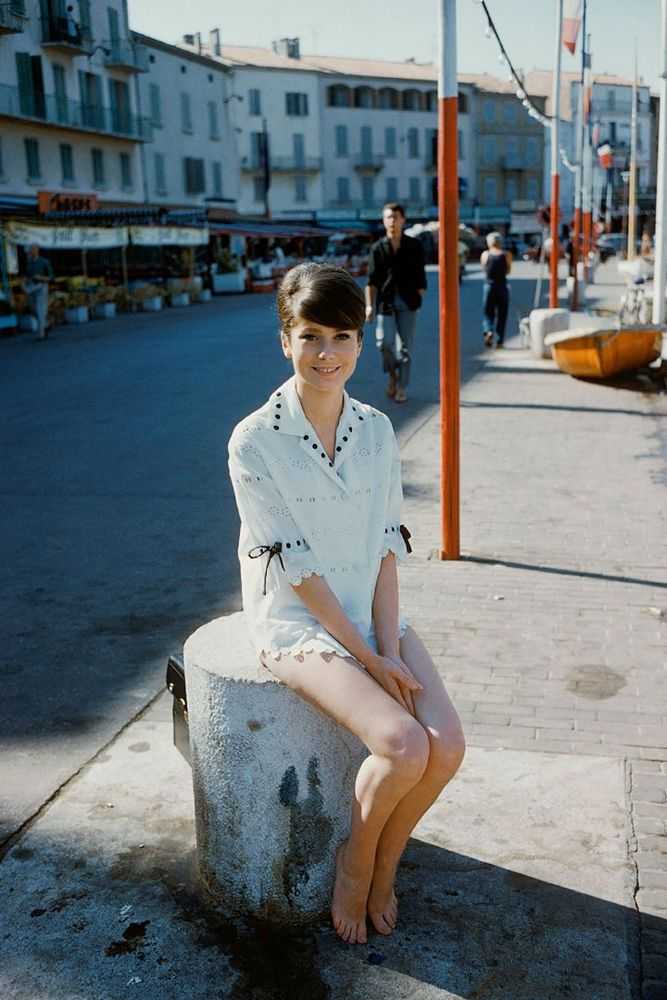 Mark Shaw, ‘Catherine Deneuve at Sixteen in St. Tropez’, 1961, Print, Pigment print on Hahnemϋhle photo rag paper, null, 