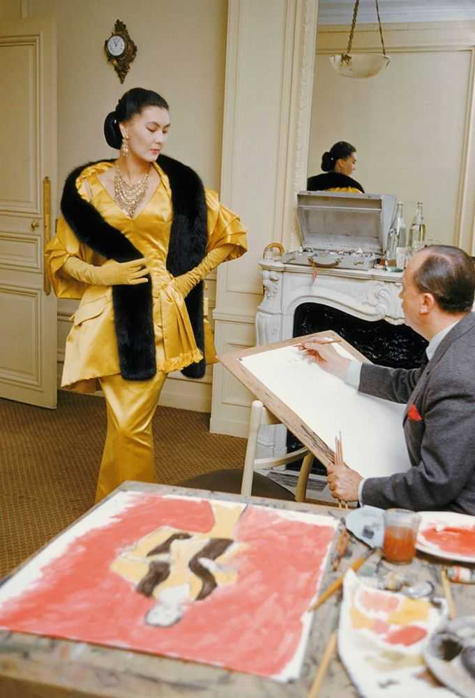Mark Shaw, ‘Dior, Alla in Artamene With Eric’, 1954, Print, Pigment print on Hahnemϋhle photo rag paper, null, 
