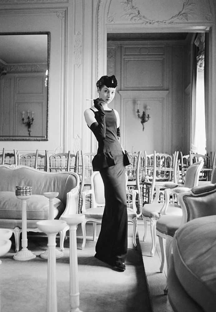 Mark Shaw, ‘Dior, Renee in Gazette Du Bon Ton’, 1954, Print, Pigment print on Hahnemϋhle photo rag paper, null, 