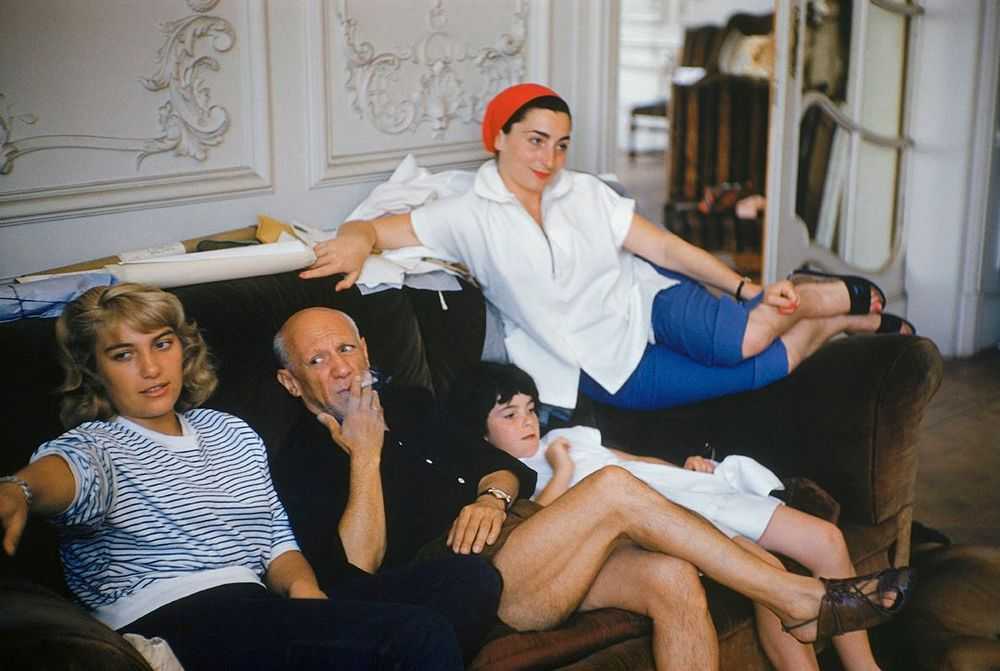 Mark Shaw, ‘Picasso and His Women, 1955’, 1955, Print, Pigment print on Hahnemϋhle photo rag paper, null, 
