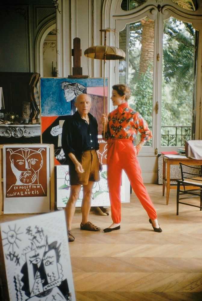 Mark Shaw, ‘Picasso with Bettina and Umbrella 1955’, 1955, Print, Pigment print on Hahnemϋhle photo rag paper, null, 