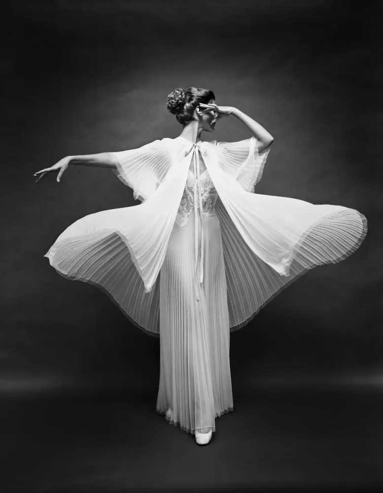 Mark Shaw, ‘Vanity Fair Butterfly Robe Arm Out (Medium)’, 1955, Print, Pigment print on Hahnemϋhle photo rag paper, null, 