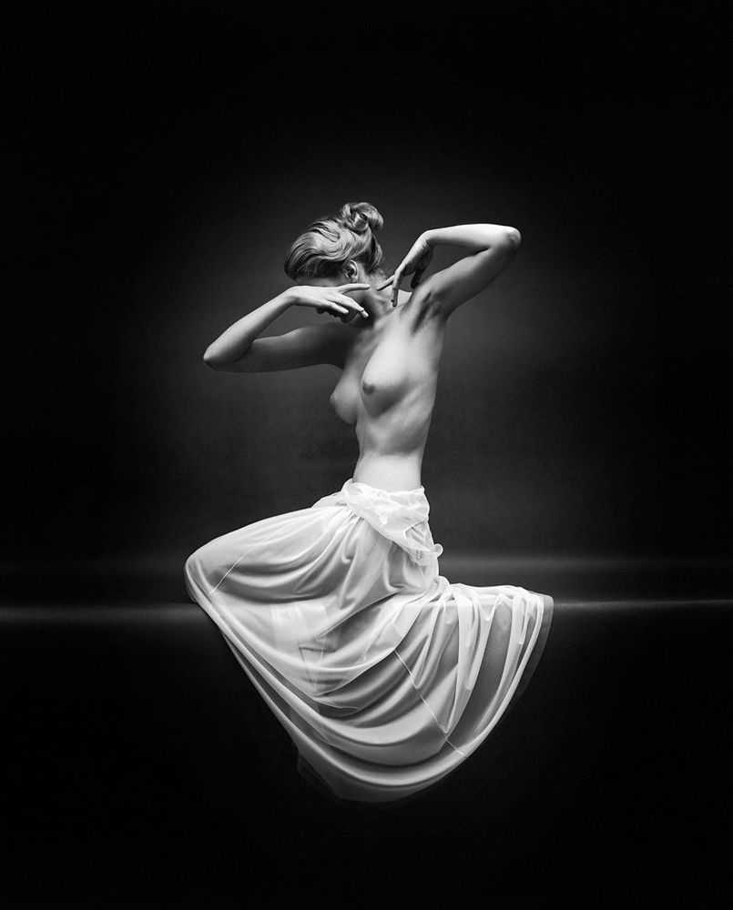 Mark Shaw, ‘Vanity Fair Nude Front, Circa 1955’, 1955, Print, Pigment print on Hahnemϋhle photo rag paper, null, 