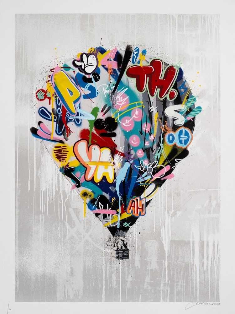 Martin Whatson, ‘Balloon’, 2025, Print, 28 colour screen print on 330 gsm Somerset Satin Paper, Graffiti Prints, Numbered, Dated