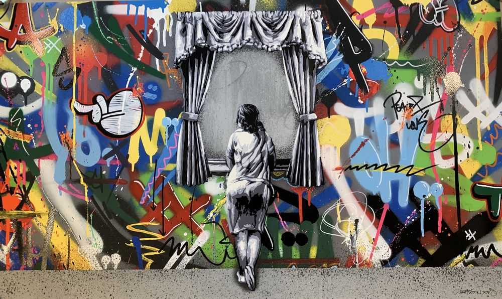 Martin Whatson, ‘Figure At The Window’, 2018, Print, Archival Pigment Print with a 14 Colour screenprint on 300gsm Somerset Satin Paper, Graffiti Prints, Numbered, Dated