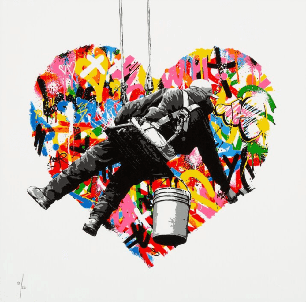 Martin Whatson, ‘Make Love (Mini)’, 2018, Print, 12 colour screenprint on 300gsm Somerset paper, Graffiti Prints, Numbered