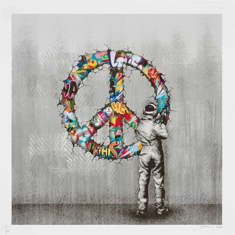 Martin Whatson, ‘Make Peace’, 2025, Print, 25 colour screen print, null, 