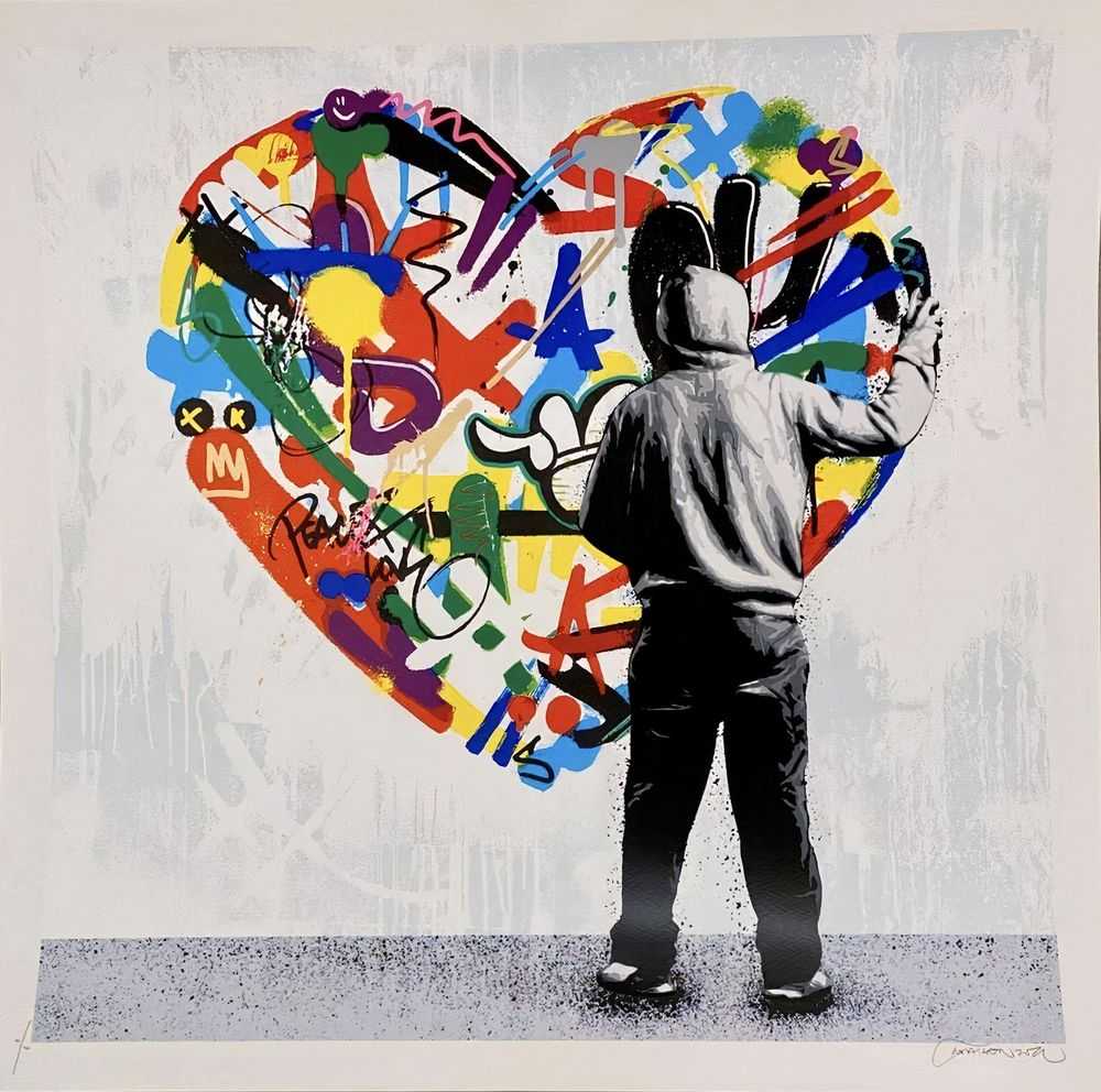 Martin Whatson, ‘Paint Love’, 2020, Print, 24 Layer Screenprint, Rex Romae, Numbered, Dated