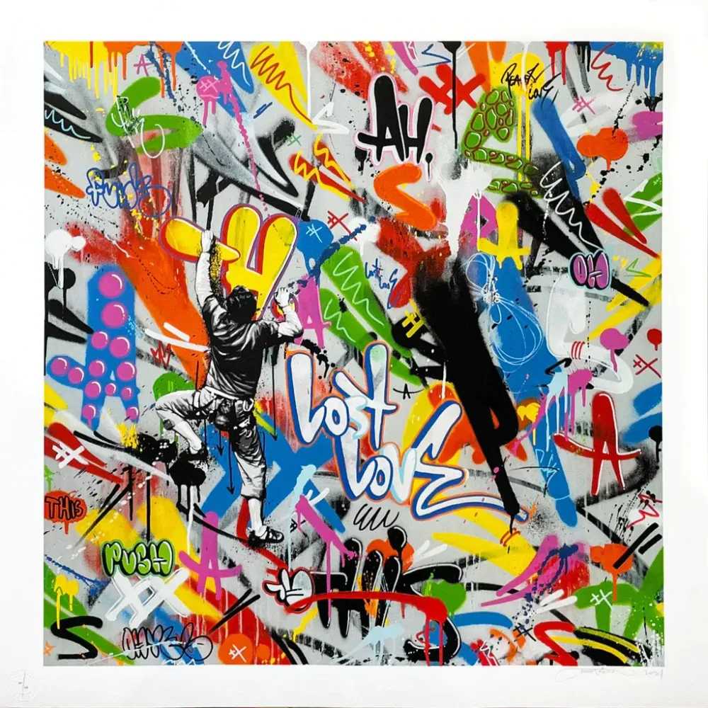 Martin Whatson, ‘Rock Climber’, 2021, Print, Pigment with 18 Colour screenprint On 300gsm Somerset satin Paper, Graffiti Prints, Numbered, Dated