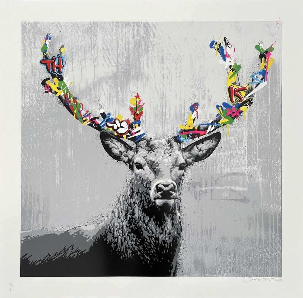 Martin Whatson, ‘The Stag’, 2020, Print, 24 colour screenprint on 300gsm somerset paper, Graffiti Prints, Numbered, Dated