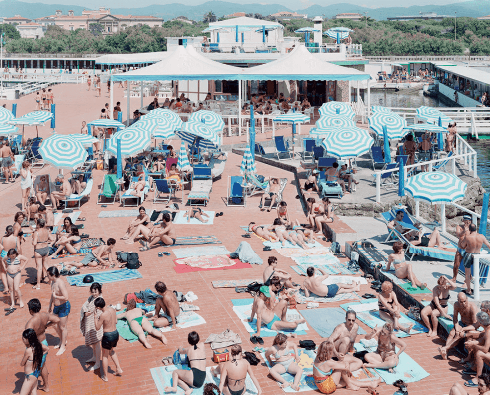 Massimo Vitali, ‘Bagni Lido’, 2002, Photography, Offset Lithograph on Consort Royal 300gm paper, null, Numbered