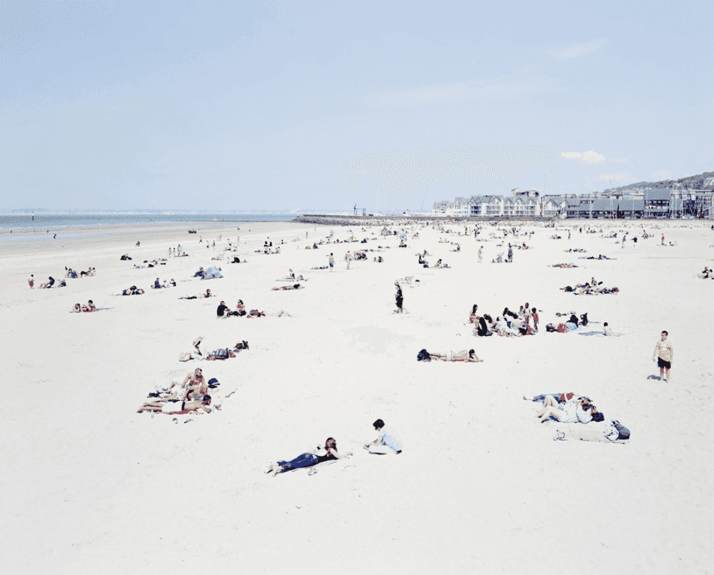 Massimo Vitali, ‘Deauville Yellow Boy ’, 2011, Photography, Digital C-Print, null, 