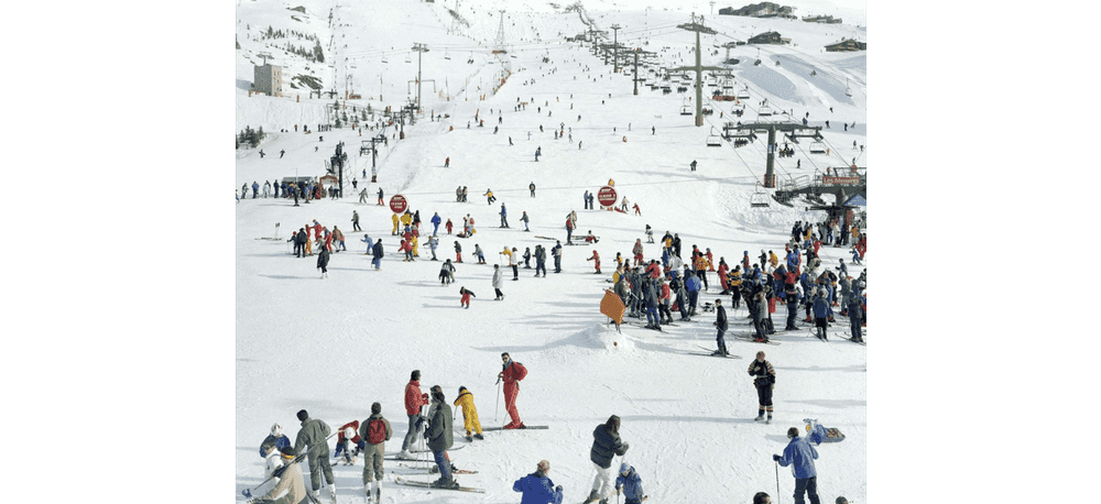 Massimo Vitali, ‘Les Menuires Quartett IV’, 2000, Photography, Digital C-Print, null, Numbered
